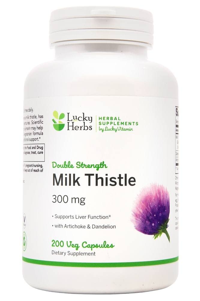 High Potency Milk Thistle 300 mg. - 200 Veg Capsules
