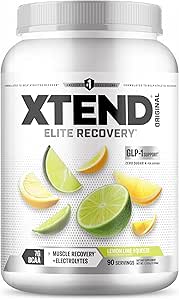 Xtend XTEND Original BCAA Powder 7g BCAA og 2,5 g L- Glutamin, Sugar Free Post Workout Muscle Recovery Drik med Aminosyrer til mænd og kvinder, 90 Servering