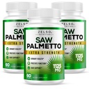 (3 Pack) Saw Palmetto Prostate Supplement for Men, 3-in-1 Benefits, DHT Blocker Hair Growth and Beta Blocker, Urinary Health, Prostate Function Support, 3 Month Supply