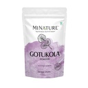 mi nature Gotu Kola Powder (227g)(8Oz) | 100% Natural Centella Asiatica for Wellness & Skincare| Herbal Powder for Tea, Smoothies & Face Packs