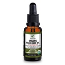 Organic Black Seed Oil - USDA Certified Cold Pressed Glass Flaske Over 1,5% Thymoquinone 3X styrke Tyrkisk Black Cumin Nigella Sativa non-GMO 100% Pure Blackseed Oil (1oz Glass Dropper Flaske)