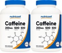 Nutricost Caffeine Pills, 200mg Per Serving (500 Caps) (Pack of 2)