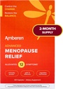 Amberens menopause supplement til kvinder, 120 kapsler, klinisk Proven, Hjælper Support Hormone Balance, Hjælper Relieve 12 menopause Symptomer: Hot Flashes, Night Sweats, Mood Swings og mere