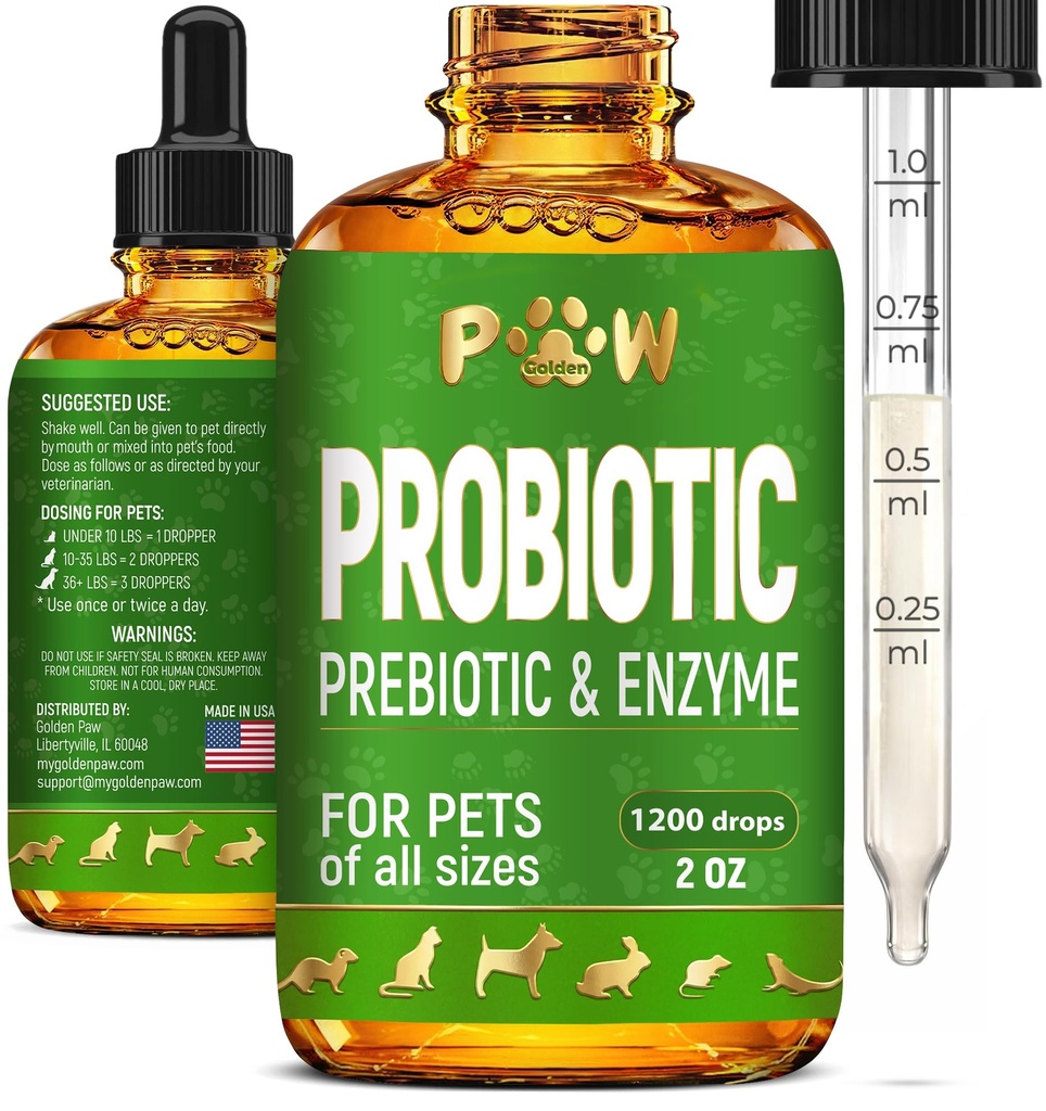 Flydende probiotika til hunde & katte af alle aldre