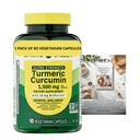 SP:Turmeric Curcumin 1500 mg | General Wellness Dietary Supplement | 90 Vegetarian Capsules+complimentary Vitamins and Mineral Guide