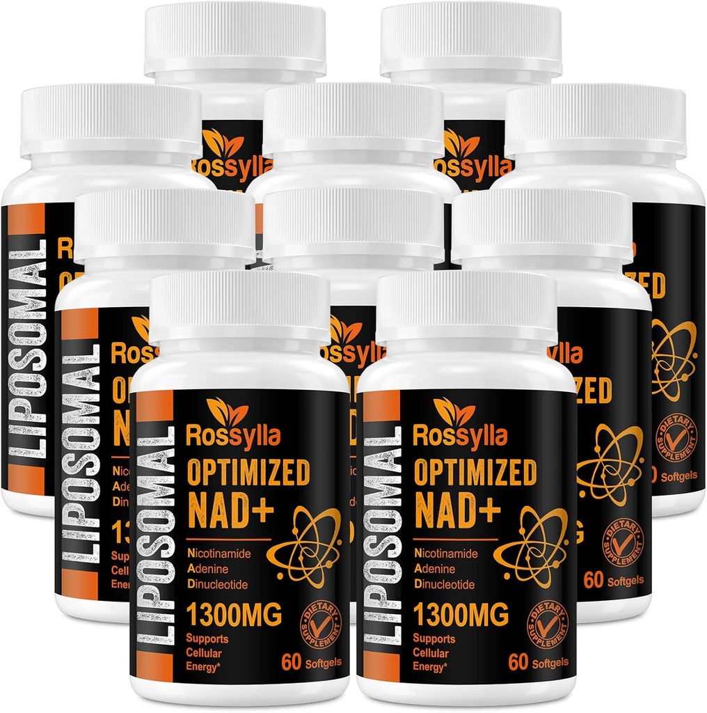 1300 MG Liposomal NAD + Supplement adapt124; highest Absorbate 124; purest NAD Supplementeret til Boost NAD + Effectively against 124; Boosting NAD + Supplement for aging Defese, Cellular Energy, Longevity Year 124; 600 Tælling