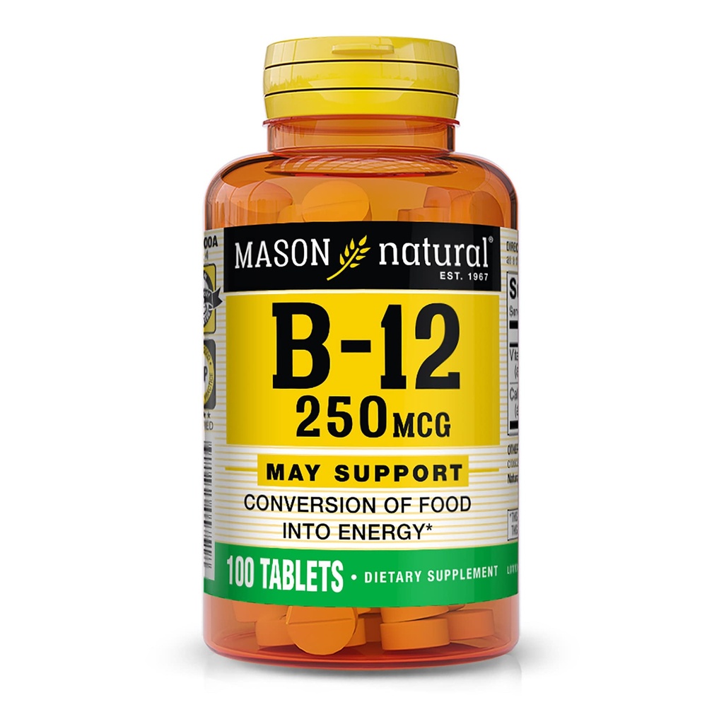 Mason Vitaminer Mason Vitamin B 12 250mcg tabletter