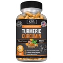 Kaya Naturals Turmeric with Bioperine - Mobility Support with 95% Standardized Curcuminoids - Curcumin - 1300mg Turmeric Capsules - 30 Capsules
