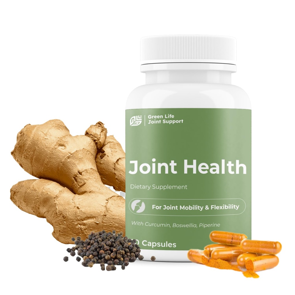 Turmeric Curcumin 750mg, Natural Support for Joint – Non-GMO – 60 Capsules