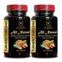 Turmeric Curcumin Diet - Natural Joint Comfort, Powerful Antioxidant Naturally, Natural Turmeric Curcumin for Daily Wellness - 2 Bottles 120 Capsules