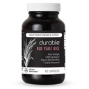 Holdbar RED Gær Rice - Organic 1.600 mg Extra Strength + CoQ10 Phytosome - Understøtter sund Cholesterol, Heart, Lipids & Circulation - Doctor Formulated, Non- GMO, Vegan, Made in USA (60 kapsler).