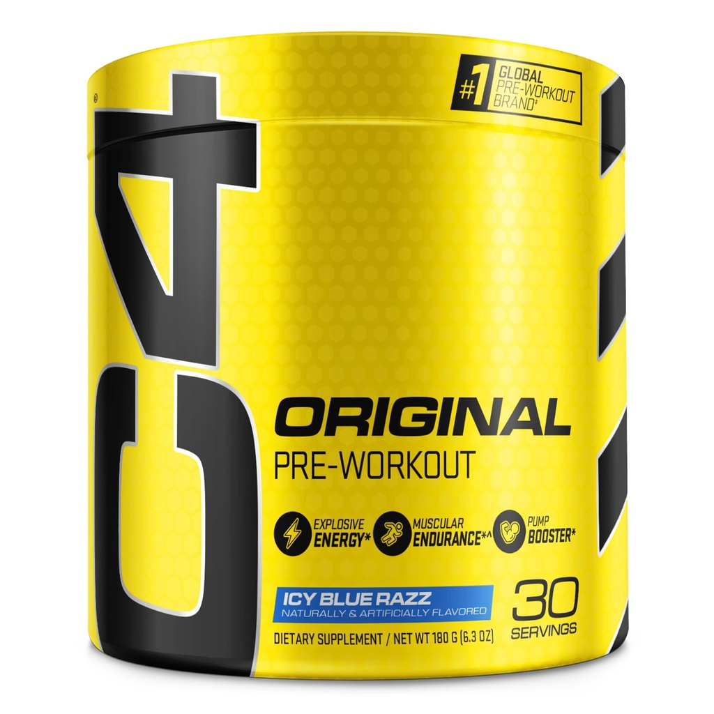 Cellucor C4 Original Pre Workout Pulver ICY Blue Razz