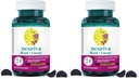 NEURIVA Brain + Energy Gummies, Nootropic Brain Supplements for Focus and Concentration with Neurofactor, Vitamin B12 & Caffeine for an Energy Boost*, 75ct Natural BlackBerry, (Pack of 2)