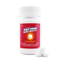 Peptime Mini White, Vitamins B6 and B12 Caffeine Tablets, 250mg Caffeine Per One Tablet Serving. Ideal Energy Level for Peak Performance and Focus. 100 Count