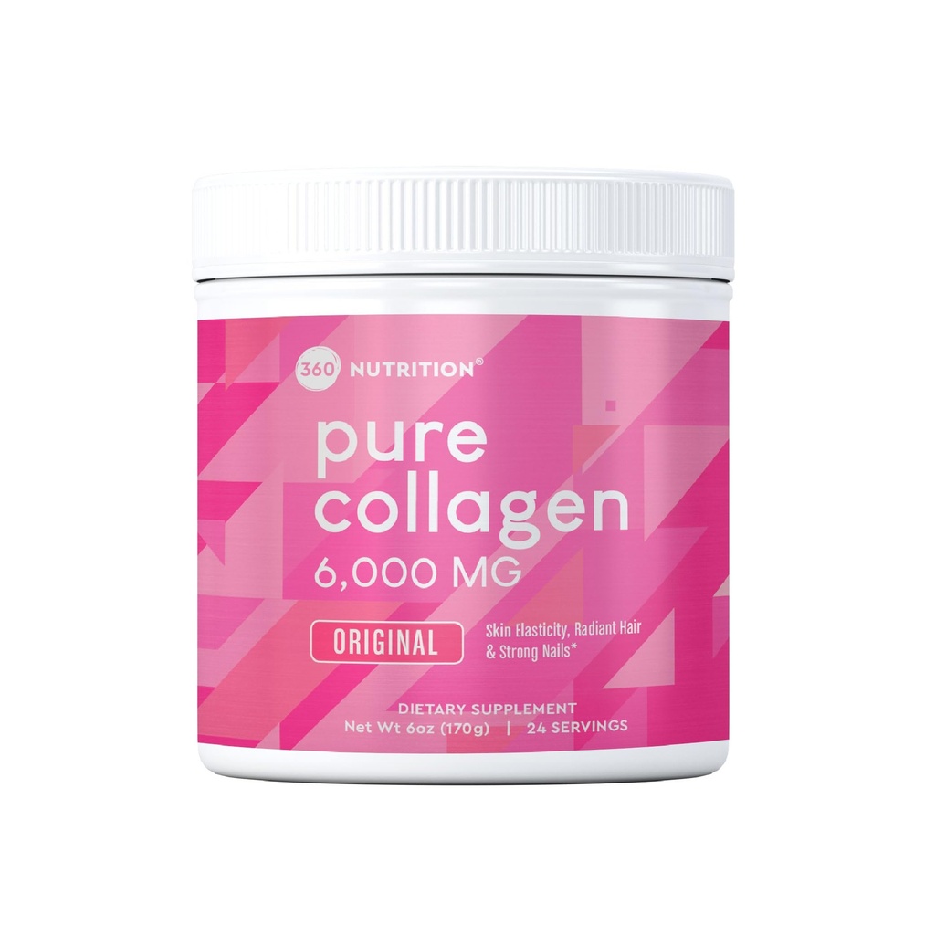 Pure Collagen, 6,000 MG Drink Mix Powder (unflavored), 6 oz (24 servings)