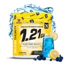 Nutrithority - 1.21GW High Stim Pre Workout Powder for Men, Strong Pre Workout Energy Powder Without Creatine, High Caffeine (Electric Berry) (30 Servings)
