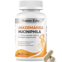 GLP-1 Supplement for Women and Men, Akkermansia Muciniphila Probiotic with Inulin- 60 Capsules