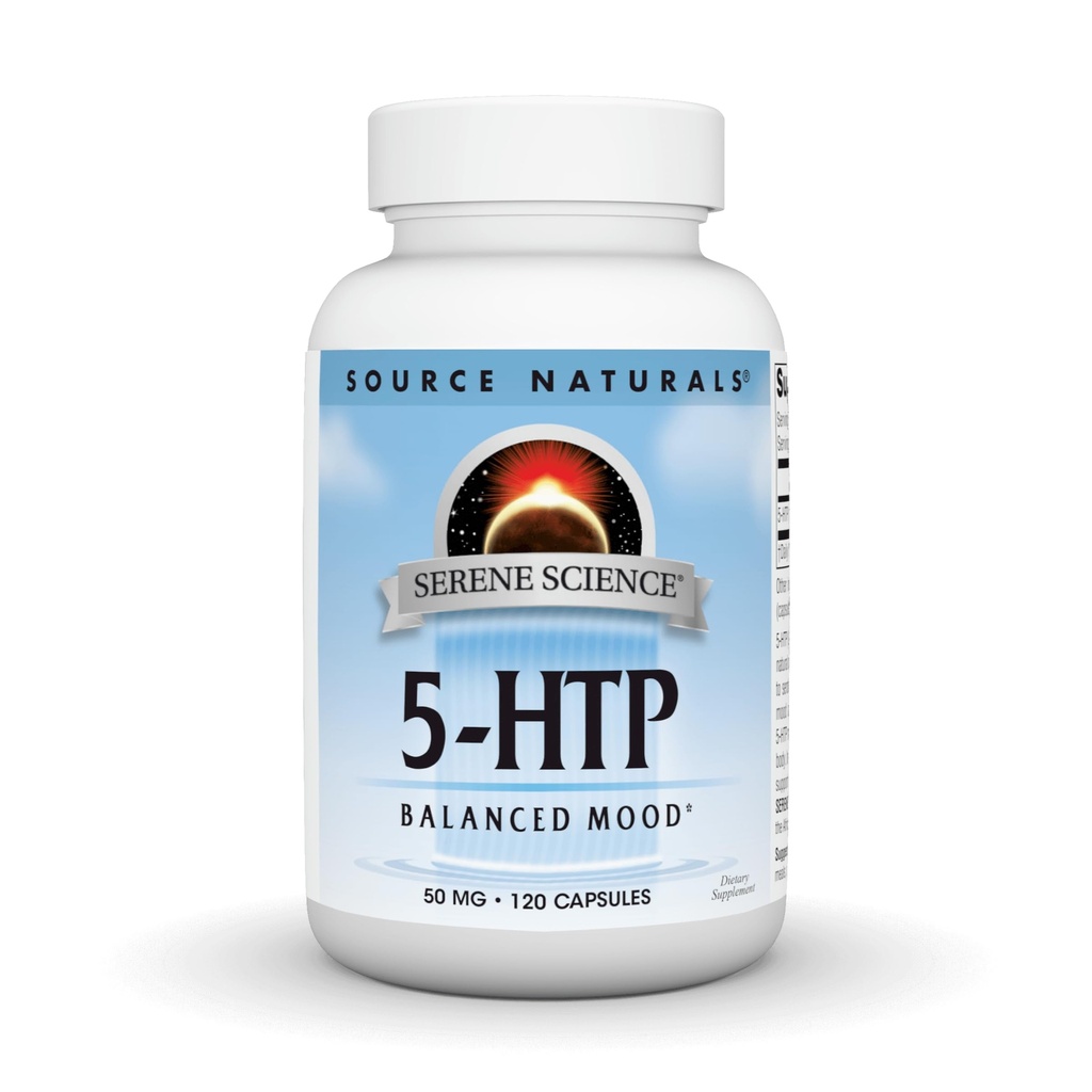 Source Naturals Serene Science 5- HTP 50 mg - 120 kapsler