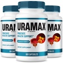 NutraRize (3 Pack) Uramax Capsules, Uramax Prostate Health Support, UraMax All-Natural Supplement, Uramax Extra Strength Pills to Promote Stamina and Energy, Ura Max Pills Reviews (180 Capsules)