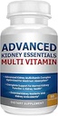 Advanced Nyre Essentials Multivitamin. Nyresupport supplement til komplet nyresundhed. Nyretilskud med Nyrevitaminer 90 Caps