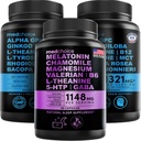 MEDCHOICE Sleep Melatonin (90ct) og Nootrop Brain (120ct) Supplement Bundle - Wellness Duo til søvn, Brain, Focus, & Mood Support - Vegan, Non- GMO, Gluten- Free