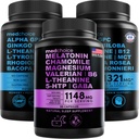 MEDCHOICE Sleep Melatonin (90ct) og Nootrop Brain (120ct) Supplement Bundle - Wellness Duo til søvn, Brain, Focus, & Mood Support - Vegan, Non- GMO, Gluten- Free
