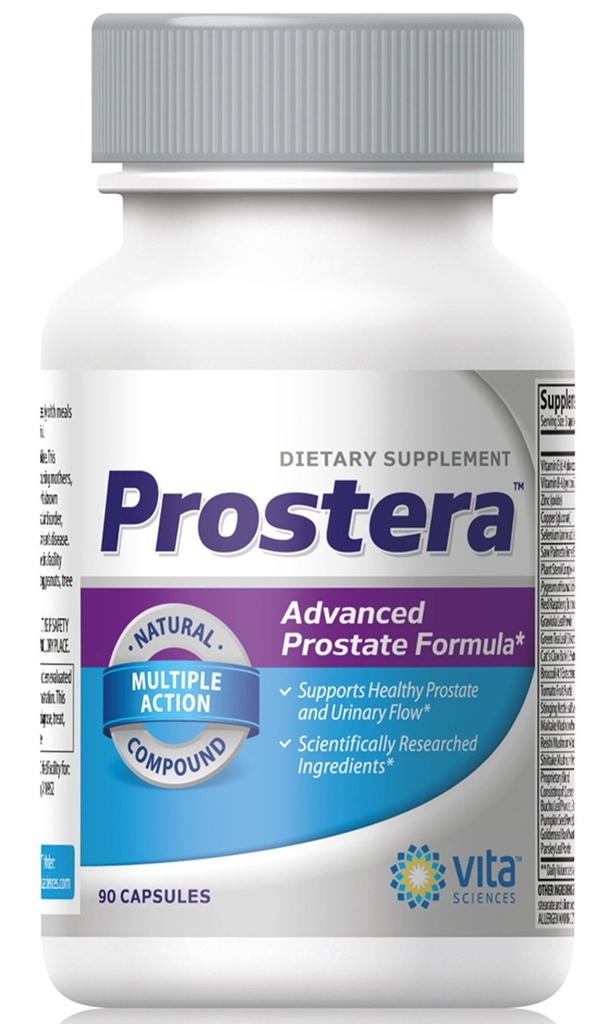 Prostate Supplement for Men with Saw Palmetto | Multi Action Prostate Health Formula Mens Prostate Vitamin, Prostera | Extra Strength Urinary Bladder Control Prostate Supplements
