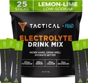 Væske Taktisk - Elektrolyte Powder Pakker, Accelerate Re- Hydration, Lavt sukker, Electrolyte Drink Mix, Forebyg dehydrering, Eliminere kramper