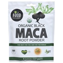 The Food Movement Co. Black Maca 8 oz Raw Food Powder - Organic, non-GMO, Vegan, Gluten Free- Black Maca Root Supplement for hele kroppen Wellness
