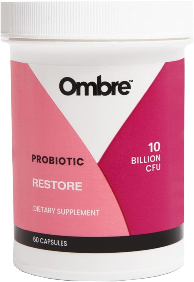 Ambre Gendanne Probiotika for kvinder, Daglig Gut sundhed supplement til Vaginal, fordøjelsesbesvær, urinveje, & immunforsvar, 10 Millioner CFU, Shelf- Stable, 30 Servere