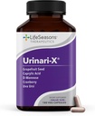 Urinari- X - Urinary Tract Support - Hurtig fungerende UTI Relief - Vitamin supplement til sund blærer funktion & Immunitet - D-Mannose, Tranebær, Captain Acid, Uva Ursi & Grapefrugt - 180 kapsler