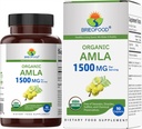 Brieofood Organic Amla 1500mg, 45 Servering, Vegetarisk, Gluten Free, 90 Vegetariske tabletter