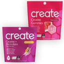 Create Mother's Day Bundle - Creatine Gummies (Watermelon, 90ct) & Creatine + Electrolytes Stick Packs (Passion Fruit, 30ct), NSF Certified, Made with Creapure, Energy & Hydration for Moms