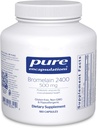 Pure Encapsulain bromelain 2400 500 mg - til fordøjelsesstøtte & knoglesygdomme - støtter Joints & Muscle Recovery * - Proteolytiske enzymer - Vegan - 180 kapsler