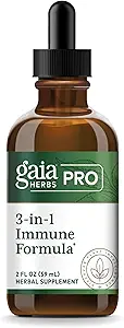 GAIA HERBS PRO 3- in-1 immunformel - immunsystem support supplement * - flydende supplement med Astragalus Root & Schisandra Berry - 2 fl oz (44 Servere)