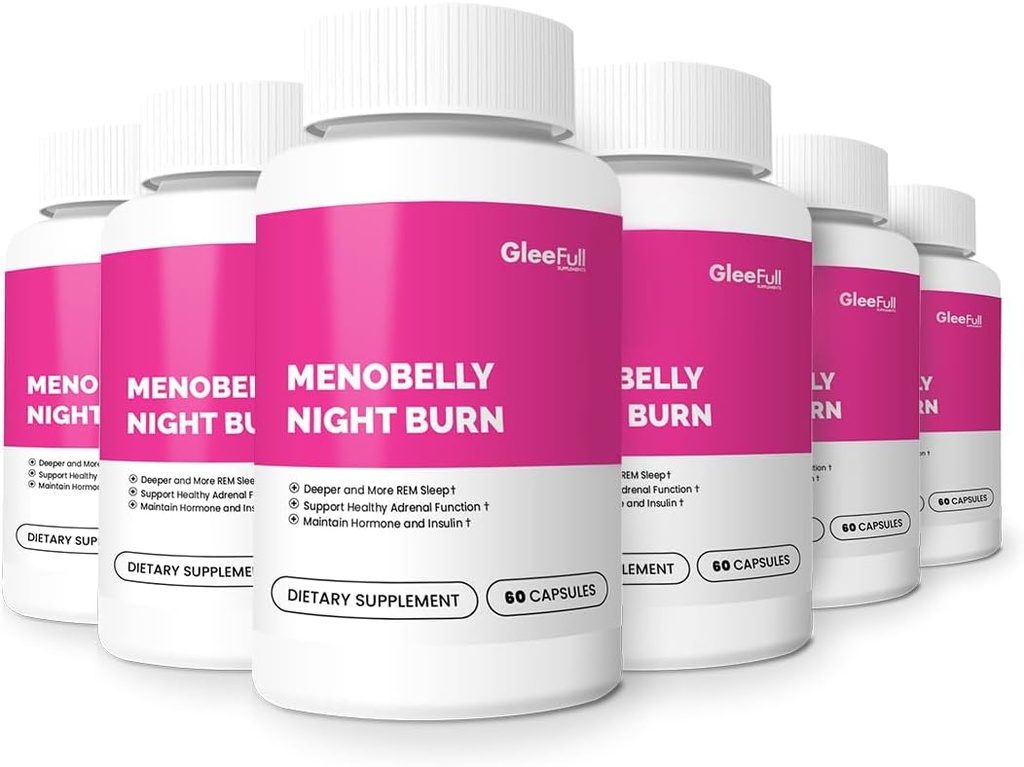 GEEFULL SUPPS Meno Belly Night Burn - 6 flasker