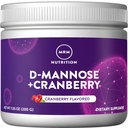 MRM Nutrition D- Mannose + Cranberry ttesmå 124; Cranberry Smagsstof 124; Urinære Tract + Brege Health MSD 124; Lav- Sukker MSD 124; Gluten Free + Vegan MSD 124; 40 Servering