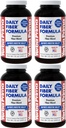 Yerba Prima Daily Fiber Formula Powder - 12 oz (Pack of 4) - Soluble & Insoluble Dietary Fiber Supplement - Gut Health - Vegan, Non-GMO, Gluten-Free