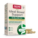 Jarrow Formulas Ideel tarmstøtte - 10 Millioner CFU Per Servering - Tågestøtte - Reducerer bloating, Gas & Intestinal discomfort - Op til 30 Servere (Veggie Caps)