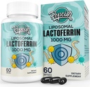 Liposomal Bovine Lactoferrin 1000 mg - Højere Absorption - til Iron Absorption & immunfunktion Lactoferrin Kosttilskud til voksne, 60 Softgels