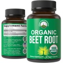 USDA Organic Beet Root Vegan Capsules. Beets Juice Powder Super Food Pills 1200 mg. Nitrooxide Energy Boosting Beetroot Extract Kapsler. Polyphenoltilskud til kvinder og mænd