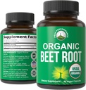 USDA Organic Beet Root Vegan Capsules. Beets Juice Powder Super Food Pills 1200 mg. Nitrooxide Energy Boosting Beetroot Extract Kapsler. Polyphenoltilskud til kvinder og mænd