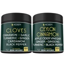Bundle 7in1 Cloves Supplement & 6in1 Premium Ceylon kanel kosttilskud