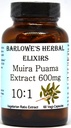 Barlowe 's Herbal Elixirs Muira Puama 10: 1 Uddrag 124; 600mg Per Capsule