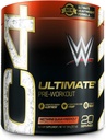 Cellucor C4 Ultimate x WWE Pre Workout Powder Nectarine Guava Knockout - Sugar Free Preworkout Energy Supplement for mænd og kvinder - 300mg koffein + 3,2g Beta Alanine + Patenterede Creatines - 20 Servering