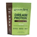 Greens First Dream Protein Plant-Based Vegan Powder - USDA Organic Pumpkin, Hemp & Pea Protein - Gluten-Free, Non-GMO, No Added Sugar - Rich Dutch Chocolate - 27.54 oz