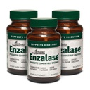 Master Supplements Enzalase - 50 Capsules, Pack of 3 - Probiotic Compatible Enzymes - Provides Digestive Boost + Gas & Bloating Relief - Gluten Free - 150 Total Servings