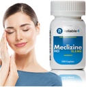Reliable-1 Laboratories Meclizine HCL 12, 5 mg kapsler - forebygger kvalme, opkastning og svimmelhed forårsaget af Motion Sygdom (100 kapsler, 1 flaske)