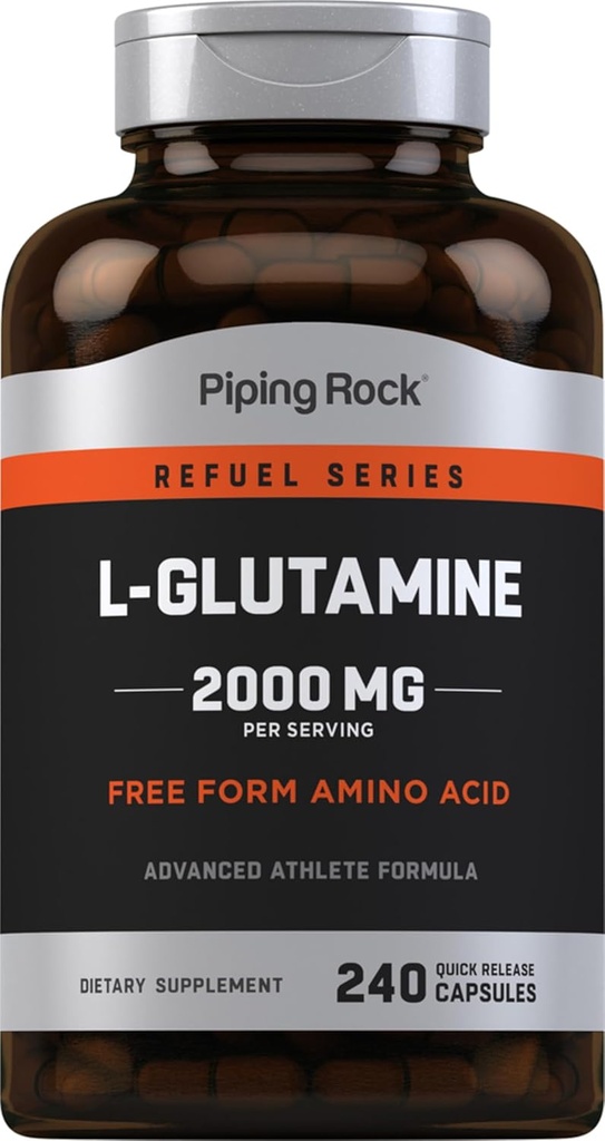 Piping Rock L Glutamin Powder Capsules against 124; 2000 mg
