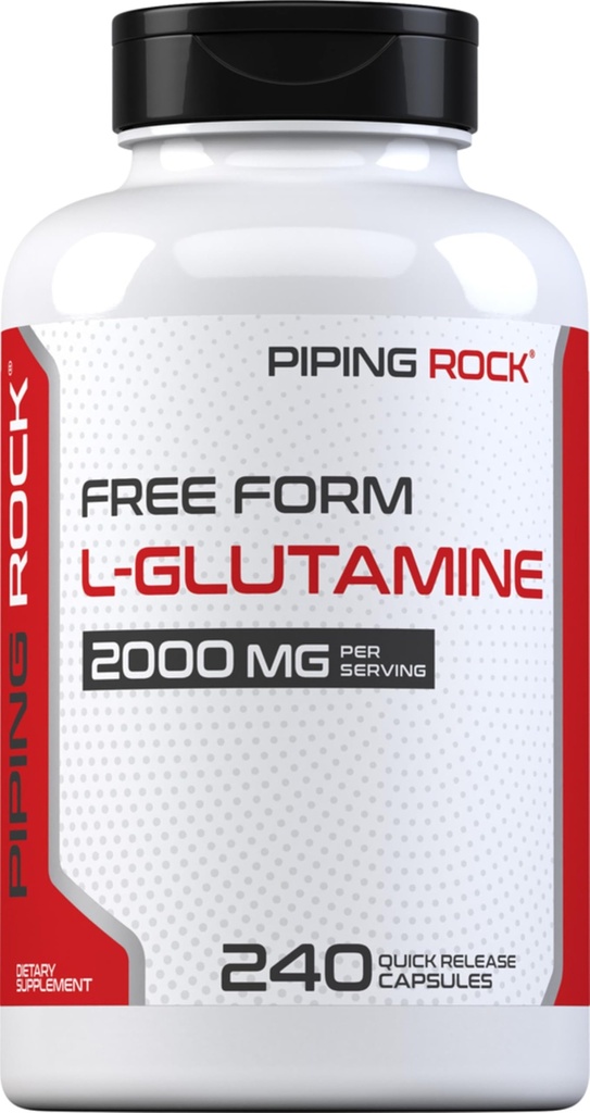 Piping Rock L Glutamin Powder Capsules against 124; 2000 mg